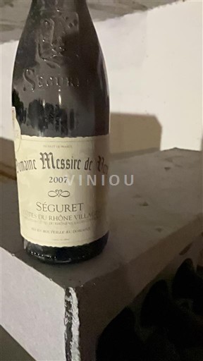 Thung lũng Rhône Côtes-du-rhône-villages Séguret 2007