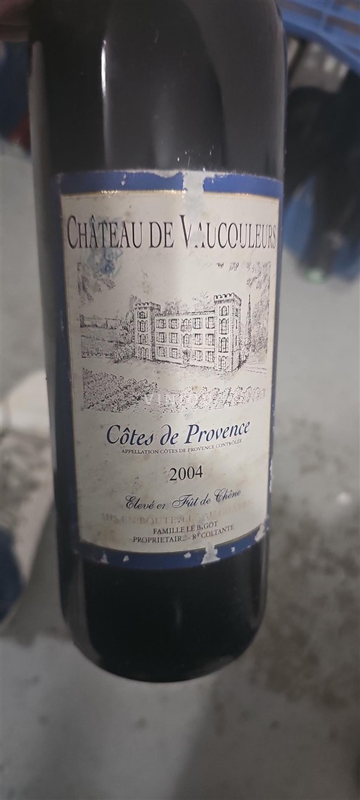 Provence Côtes-de-Provence Château Vaucouleurs 2004