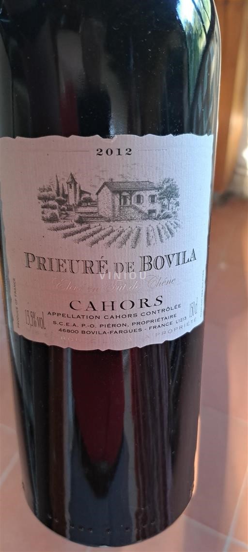 Sudoeste Cahors Prieuré de Bovila 2012