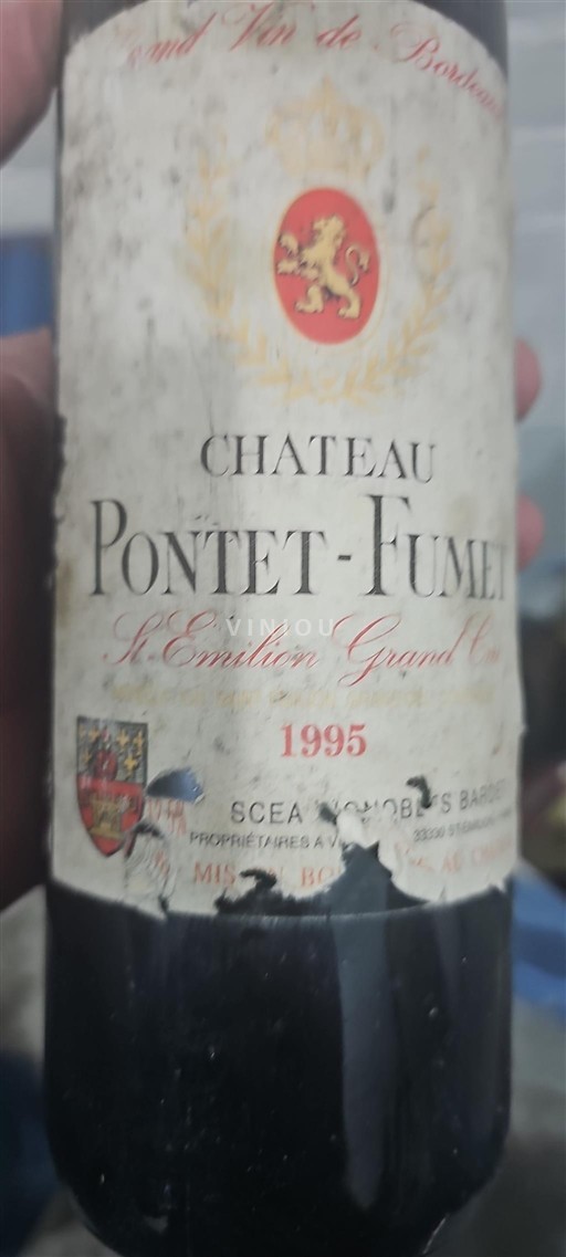 Bordeaux Saint-Émilion Grand Cru Grand Cru Château Pontet-Fumet 1995