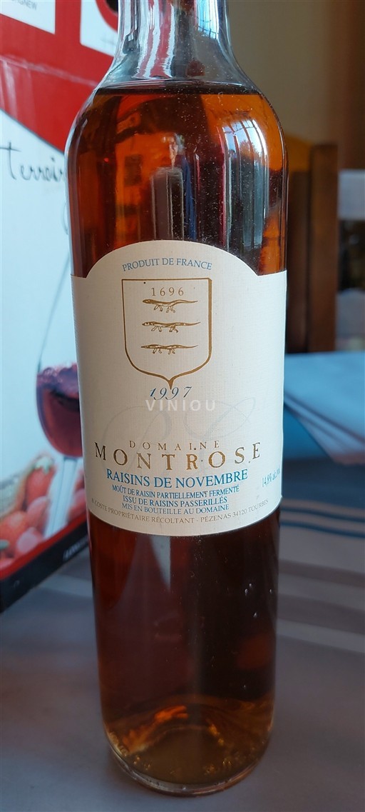 Languedoc Ikke specificeret Domaine Montrose Raisins de Novembre 1997
