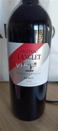 Bordéus Graves Château Langlet 2018