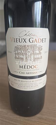 Bordeaux Médoc Cru Artisan Château Vieux Gadet 2014