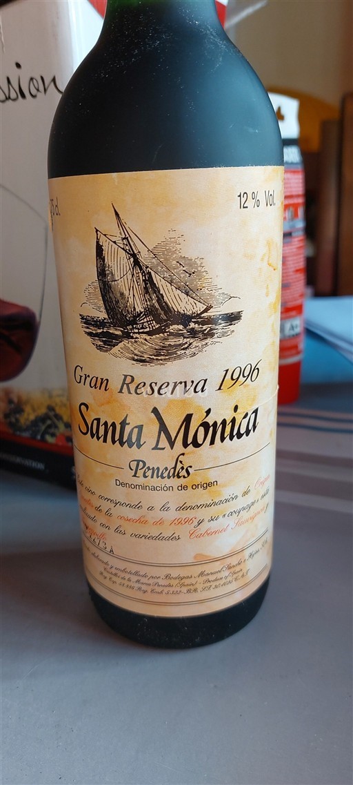 Katalonien Penedès Santa Mónica Gran Reserva 1996