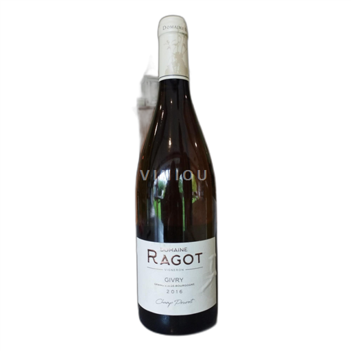 Burgundy Givry Domaine Ragot Champ Pourrot 2016