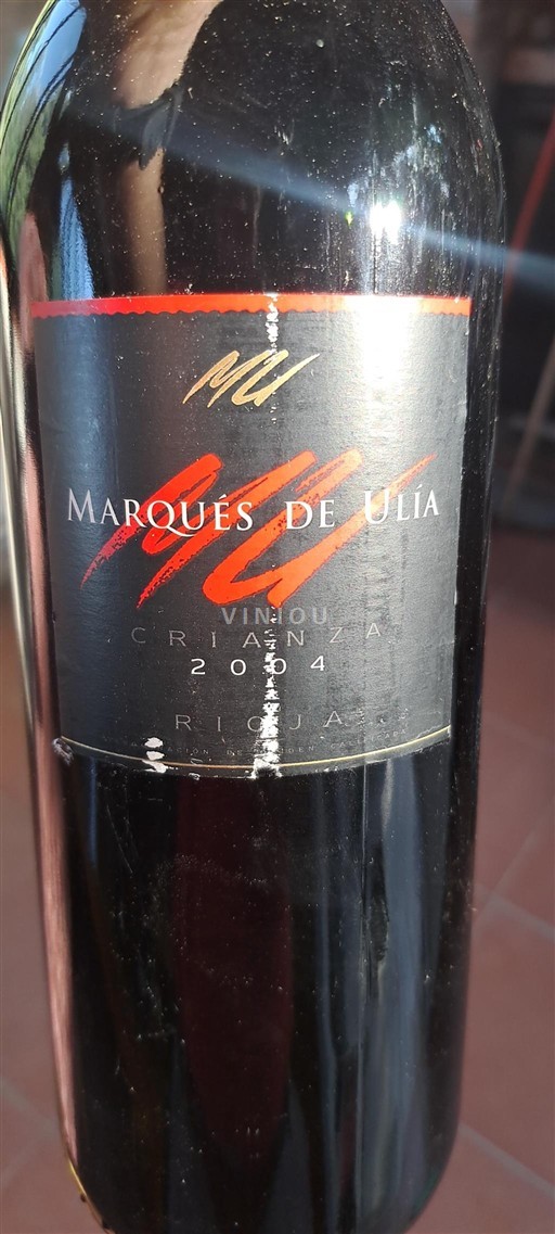 La Rioja Rioja Marqués de Ulía Crianza 2004