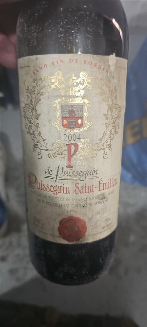 Bordeaux Puisseguin-saint-émilion Puisséguin 2004
