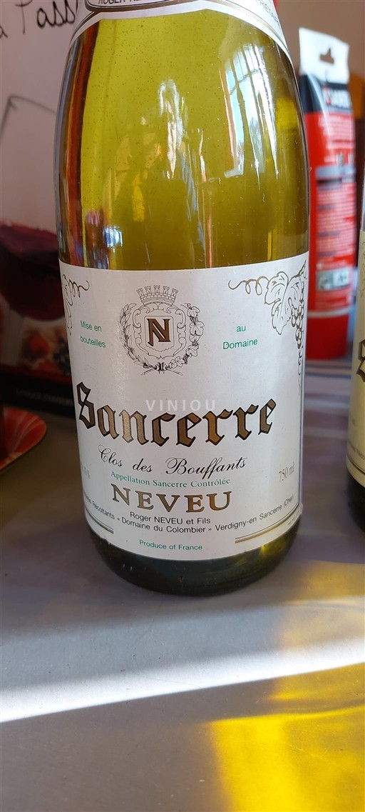 Loire Valley Sancerre Domaine Colombier Clos des Bouffants 1990