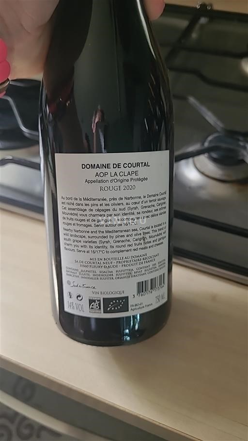 Languedoc La Clape Domaine Courtal 2020