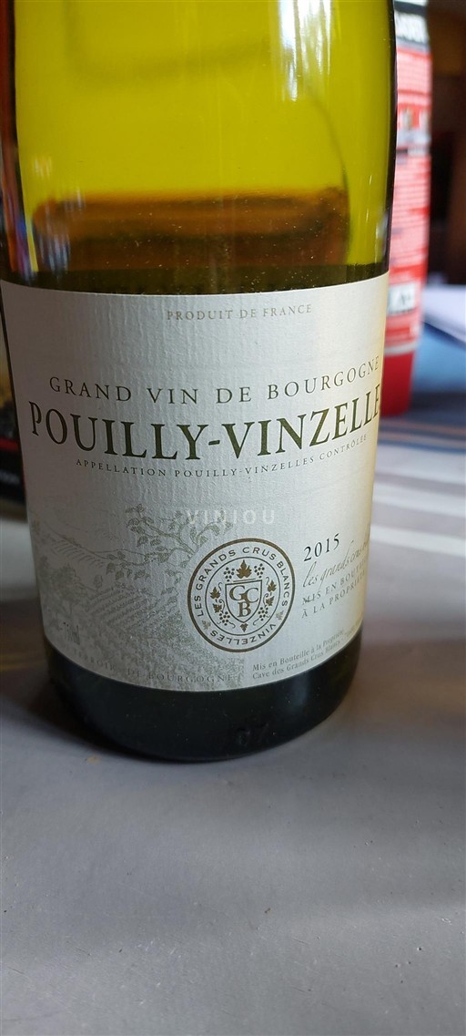 Burgundy Pouilly-Vinzelles Cave des Grands Crus Blancs 2015