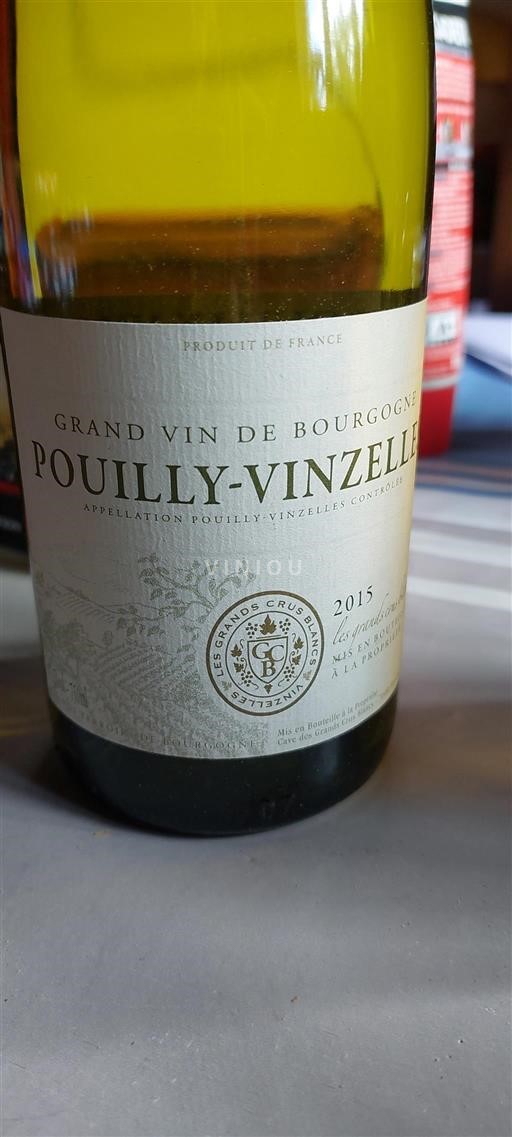 Borgogna Pouilly-vinzelles Cave des Grands Crus Blancs 2015