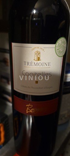 Roussillon Côtes du Roussillon Villages Trémoine Capitelles 2021