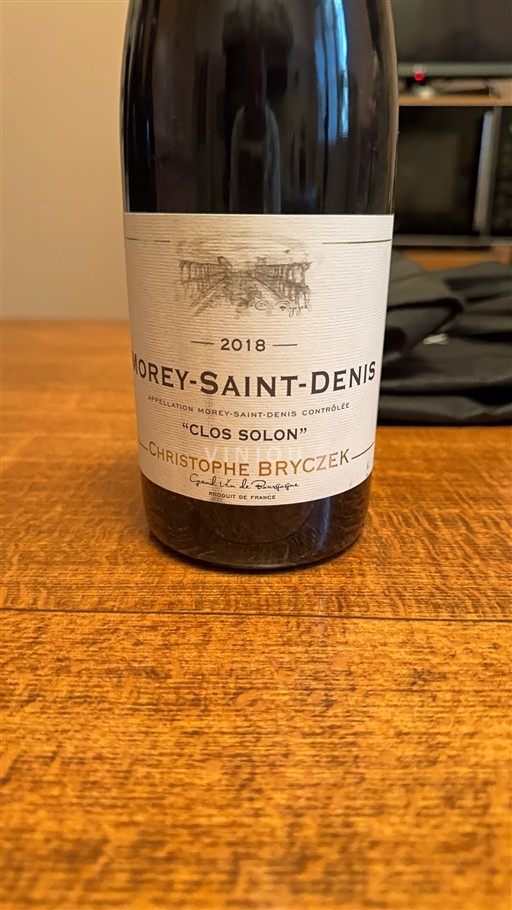 Burgund Morey-Saint-Denis Christophe Bryczek Clos Solon 2018