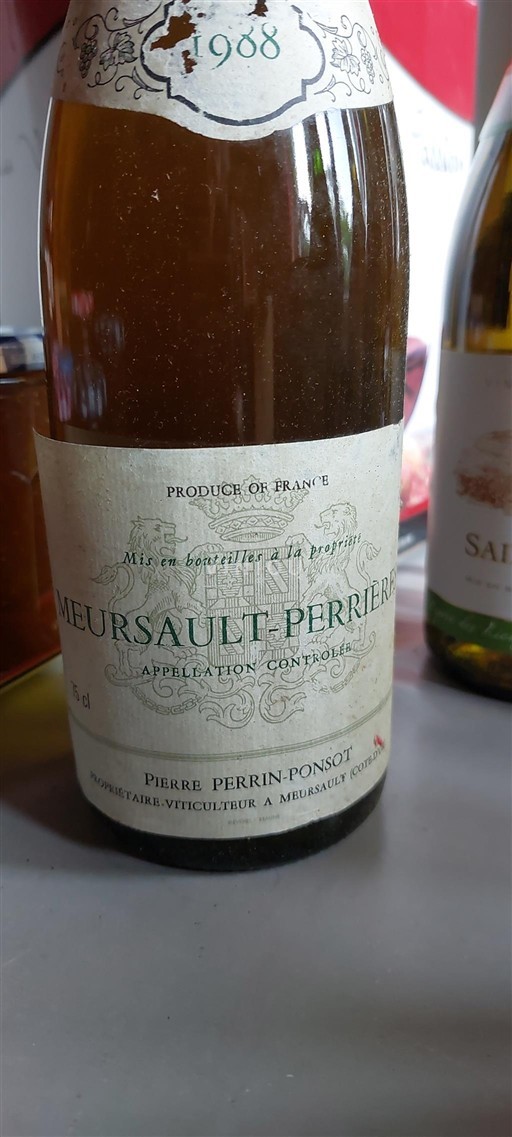 Bourgondië Meursault Premier Cru Pierre Perrin-Ponsot 1988