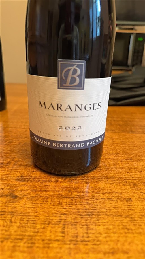 Burgund Maranges Domaine Bertrand Bachelet 2022