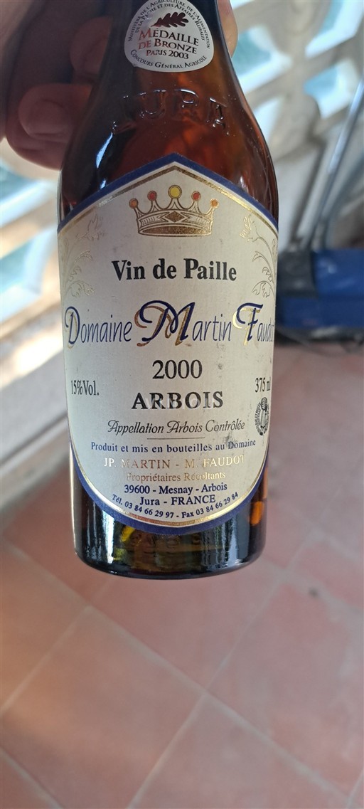 Jura Arbois Domaine Martin Faudot 2000