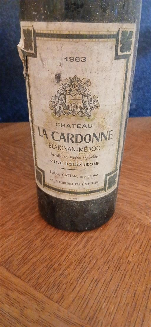 Bordeaux Médoc Grand Cru Château La Cardonne 1963