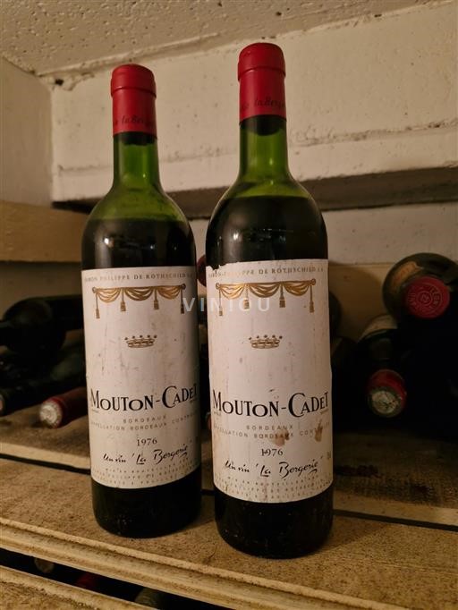 Bordeaux Baron Philippe de Rothschild Mouton-Cadet 1976