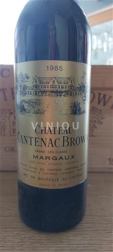 Bordeaux Margaux Grand Cru Château Cantenac Brown 1985