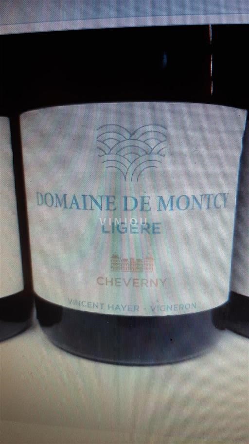Loiredalen Cheverny Domaine Montcy Légère Icke årgångsbetecknad