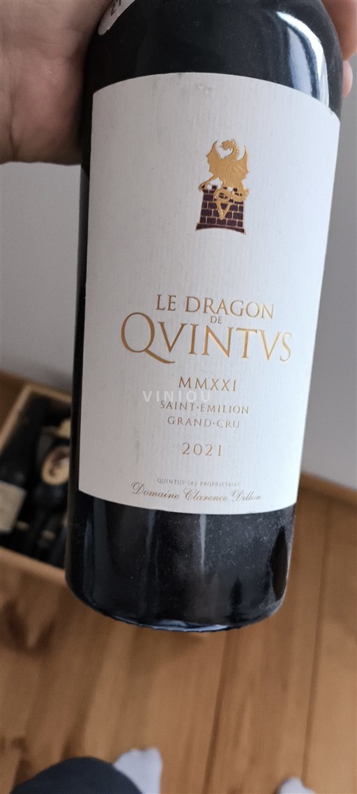 Bordeaux Saint-Émilion Grand Cru Grand Cru Quintus Le Dragon de Quintus 2021