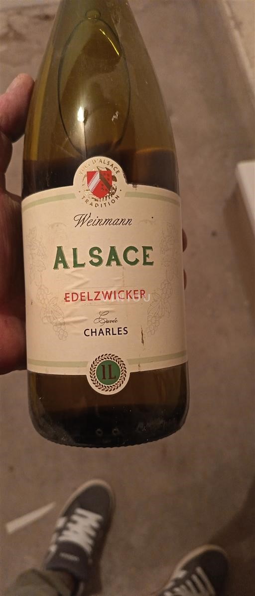 Alsace Edelzwicker Grand Cru Weinmann Charles Không niên vụ