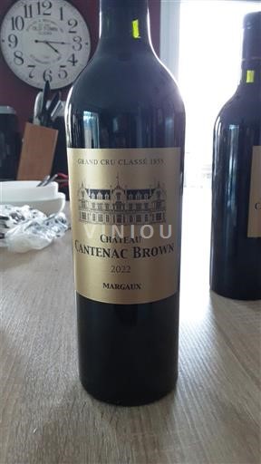 Bordeaux Margaux Grand Cru Château Cantenac Brown 2022