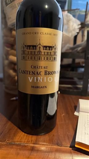 Bordeaux Margaux Grand Cru Château Cantenac Brown 2022