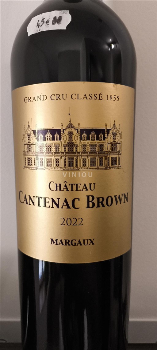 Bordeaux Margaux Grand Cru Château Cantenac Brown 2022