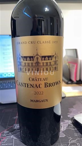 Bordeaux Margaux Grand Cru Château Cantenac Brown 2022