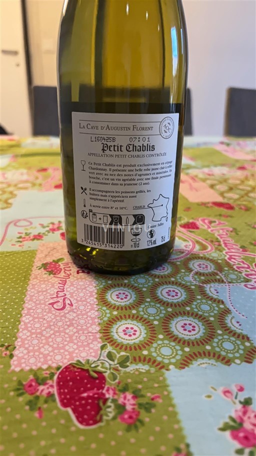 Burgund Petit-Chablis La Cave Augustin Florent Ohne Jahrgang