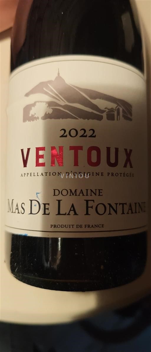 Vallée du Rhône Ventoux Domaine Mas De La Fontaine 2022
