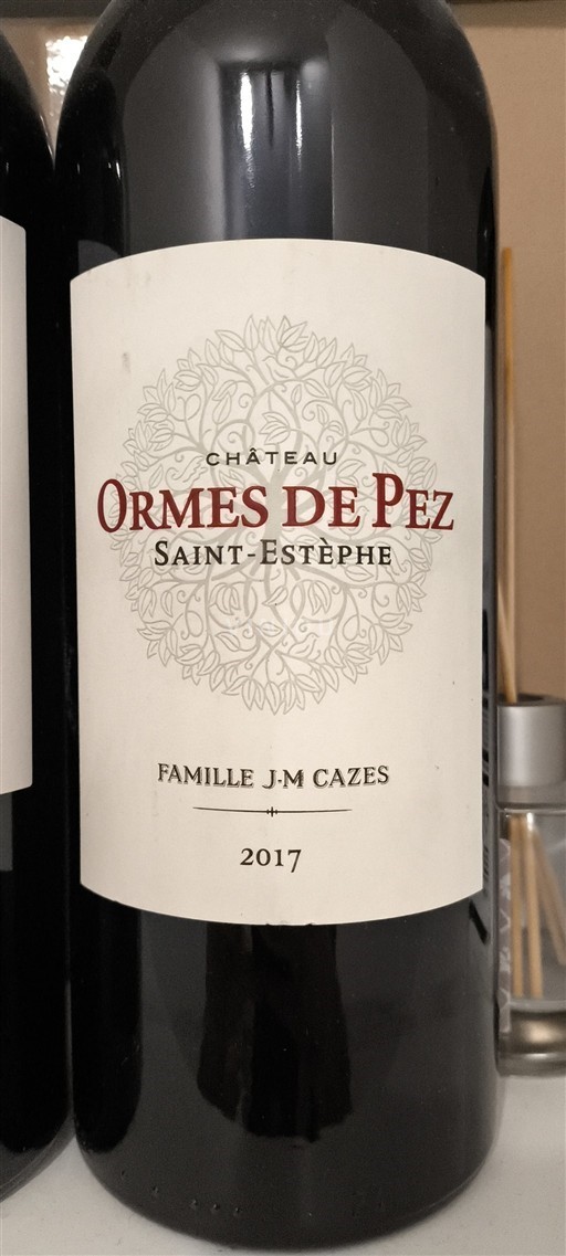 Bordeaux Saint-Estèphe Château Ormes de Pez 2017