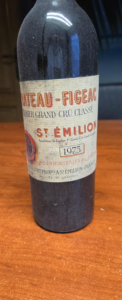 Burdeos Saint-Émilion Premier Grand Cru Classé Château -Figeac 1975