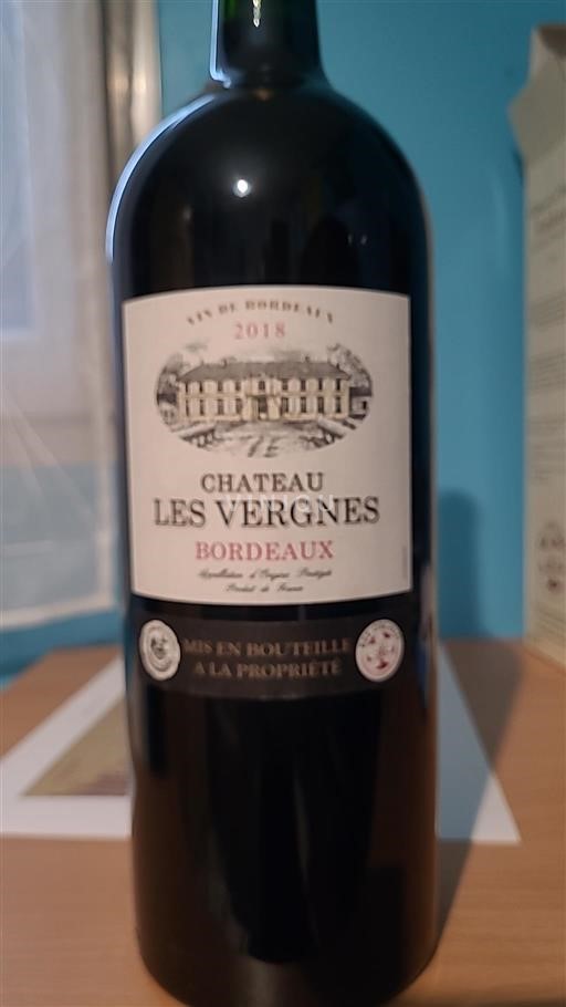 Bordeaux Château Les Vergnes 2018
