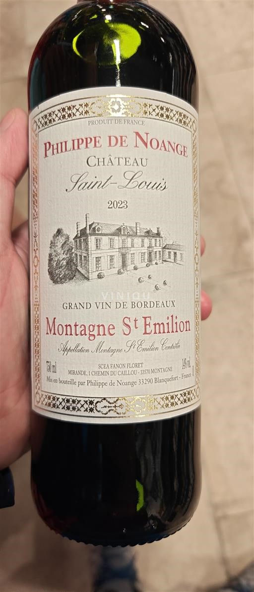 Burdeos Montagne-Saint-Émilion Château Saint-Louis 2023