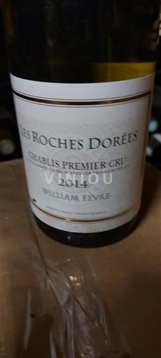 Burgundi Chablis Premier Cru William Fèvre Les Roches Dorées 2014