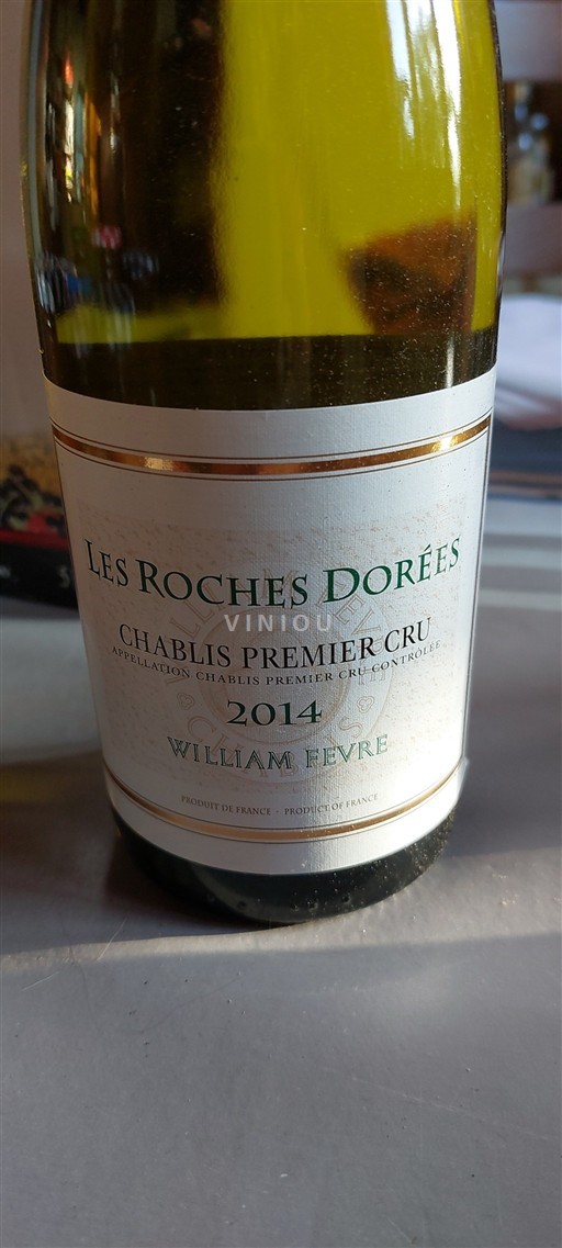 Borgoña Chablis Premier Cru William Fèvre Les Roches Dorées 2014