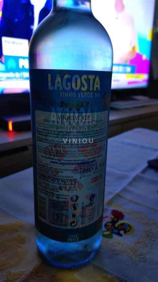 Bồ Đào Nha Rượu vang xanh Lagosta Summer Edition 2024