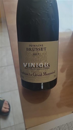 Rona dolina Gigondas Domaine Brusset Tradition Le Grand Montmirail 2017