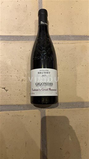 Thung lũng Rhône Gigondas Domaine Brusset Tradition Le Grand Montmirail 2017