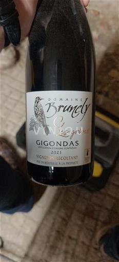 Rona dolina Gigondas Domaine Brunely Les grives 2021