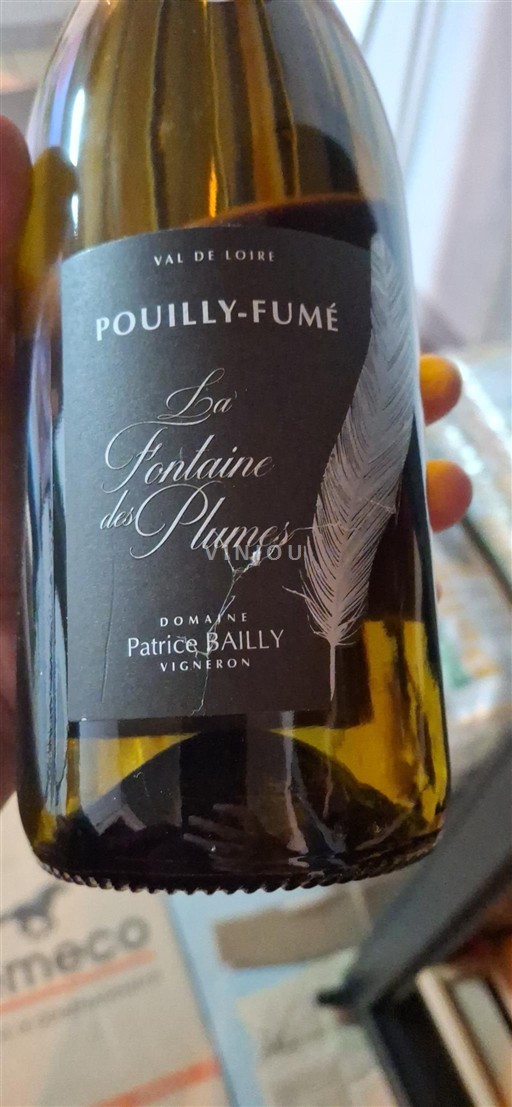 Loirevallei Pouilly-fumé Domaine Patrice Bailly La Fontaine des Plumes 2023