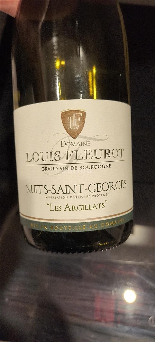 Burgundsko Nuits-saint-georges Domaine Louis Fleurot Les Argillats Neročník