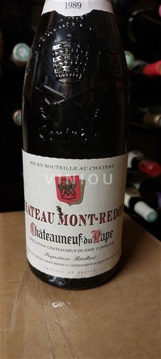 Rhônedalen Châteauneuf-du-Pape Château Mont-Redon 1989