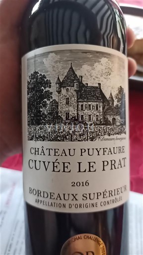 Burdeos Bordeaux superior Château Puyfaure Le Prat 2016