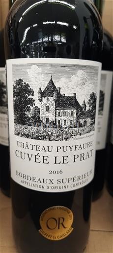 Burdeos Bordeaux superior Château Puyfaure Le Prat 2016
