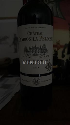 Burdeos Haut-Médoc Château Cambon La Pelouse 2018