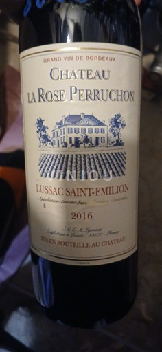 Bordeaux Lussac-saint-émilion Château La Rose Perruchon 2016