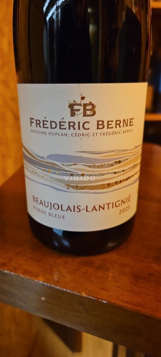 Vin Rouge sec Pierre Bleue Domaine Frédéric Berne 2023 France Beaujolais AOC